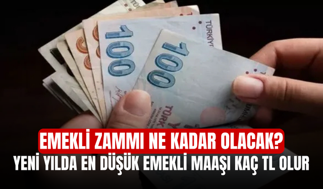 2026 Ocak emekli zammı ne kadar olacak? Yeni yılda en düşük emekli maaşı kaç TL olur
