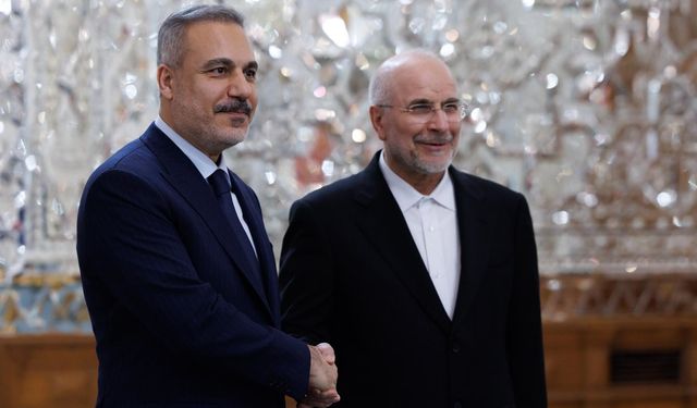 Bakan Hakan Fidan, Tahran’da İran Meclis Başkanı Galibaf ile Görüştü