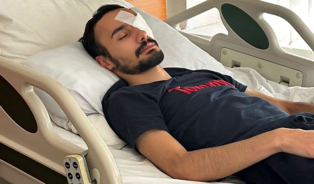 Damadını gözünden vurdu