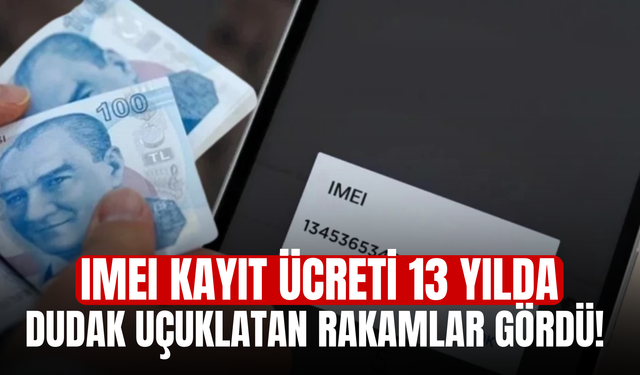 IMEI Kayıt Ücreti 13 Yılda Dudak Uçuklatan Rakamlar Gördü!