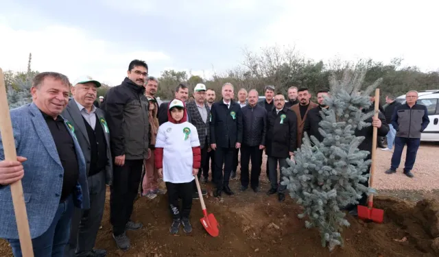 İnegöl’de binlerce fidan toprakla buluştu