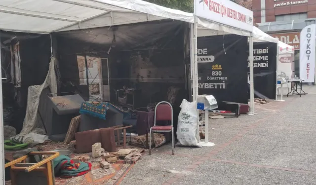 İnegöl’de Gazze Sokağı Kuruldu