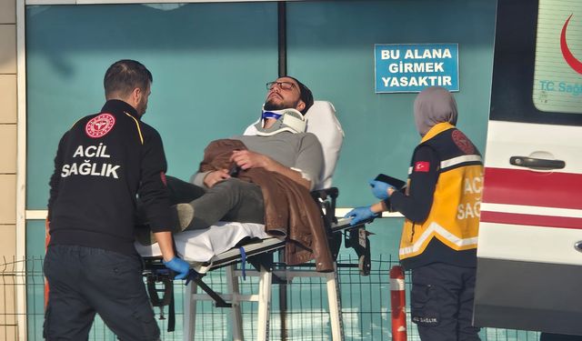 İnegöl’de otomobil ile motosiklet çarpıştı