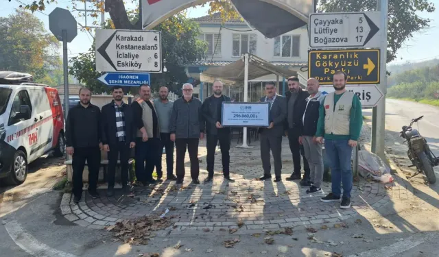 İsaören Mahallesi’nden Gazze’ye 296.860 TL destek