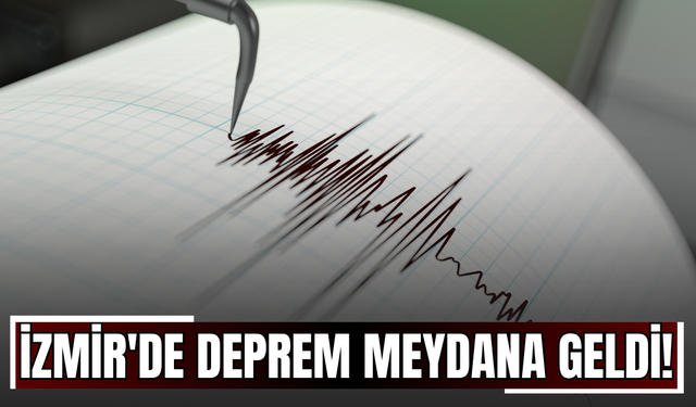 İzmir'de Deprem Meydana Geldi!