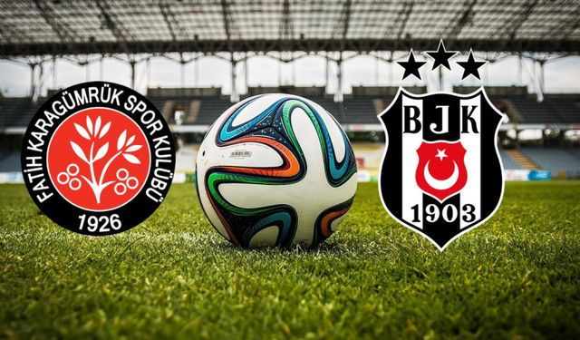 Karagümrük-Beşiktaş maçı canlı anlatım