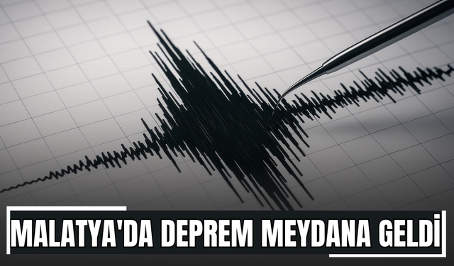 Malatya'da Deprem Meydana Geldi