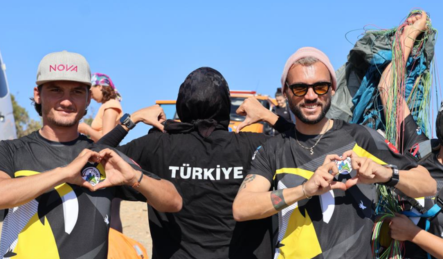 Türkiye Yamaç Paraşütü Hedef Şampiyonası Finalleri Anamur'da tamamlandı