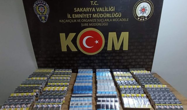 Sakarya’da kaçakçılık operasyonu! 5 gözaltı