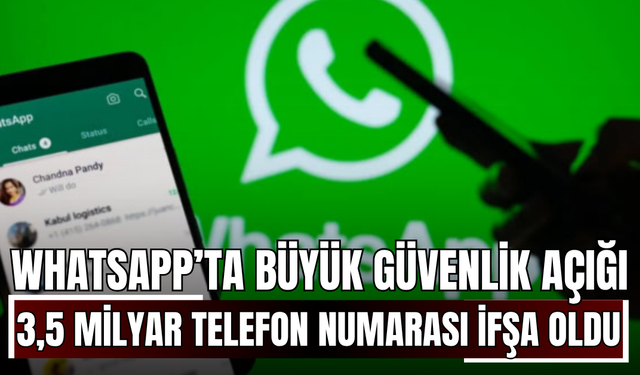 WhatsApp’ta büyük güvenlik açığı! 3,5 milyar telefon numarası ifşa oldu