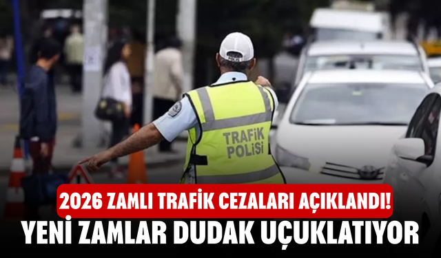 2026 Zamlı Trafik Cezaları Açıklandı! Yeni Zamlar Dudak Uçuklatıyor