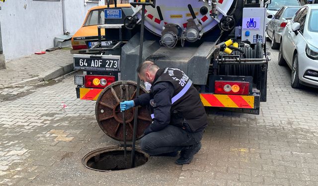 Uşak’ta kanalizasyonda bulunan ceninin kime ait olduğunu polis çözdü