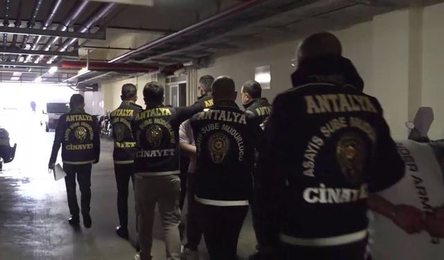 Antalya'da 40 bin TL karşılığı silahlı saldırıya 2 tutuklama