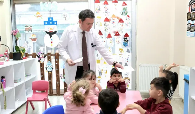 Başkan Aydın Osmangazi’de Miniklere Mesleğini Anlattı