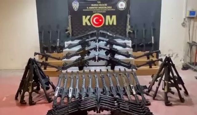 Bursa’da Kaçak Silah Operasyonu Yapıldı