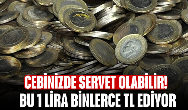 Cebinizde Servet Olabilir! Bu 1 Lira Binlerce TL Ediyor