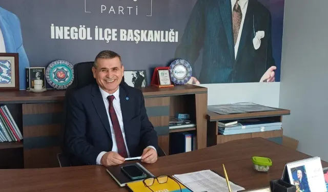 İYİ Parti İnegöl İlçe Başkanı Bayrak'tan yeni yıl mesajı