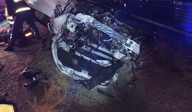 Niğde - Kayseri yolunda feci kaza! 2 ölü, 1 yaralı