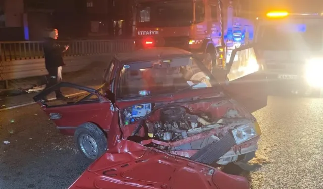 İnegöl'de kaza: 2 kişi yaralandı