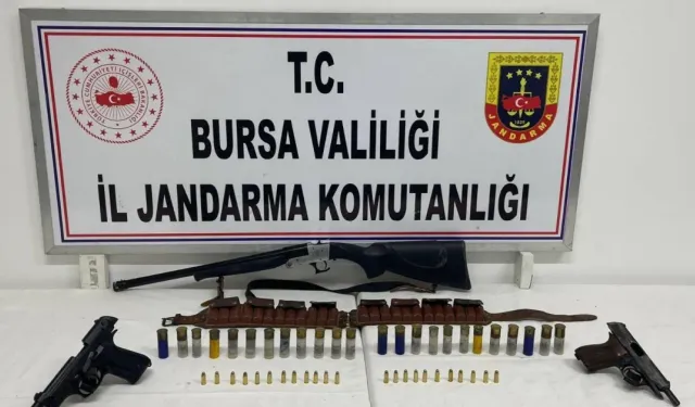 Bursa'da jandarmadan silah operasyonu: O adrese baskın yapıldı!