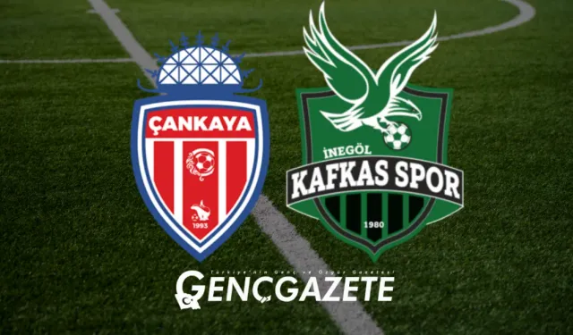 Çankaya SK - İnegöl Kafkasspor Maçı Başladı!