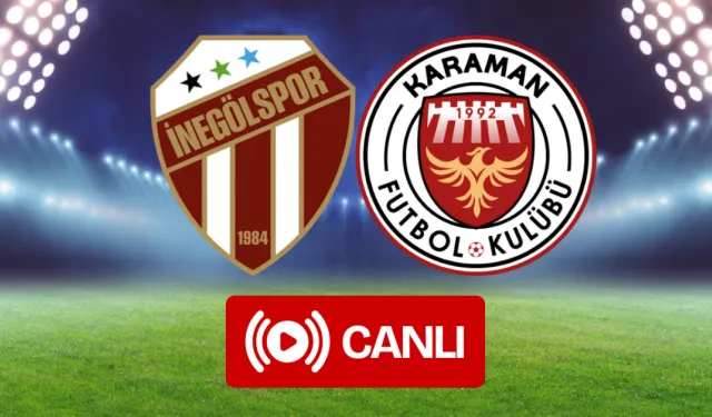 CANLI | Sultan Su İnegölspor–Karaman FK maçı başladı!