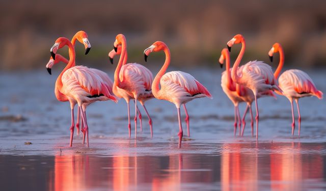 Flamingolar Neden Pembe? Tek Ayak Üzerinde Neden Dururlar? İşte Flamingolar Hakkında Merak Edilenler