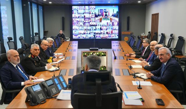 İçişleri Bakanı Yerlikaya Başkanlığında Koordinasyon Toplantısı