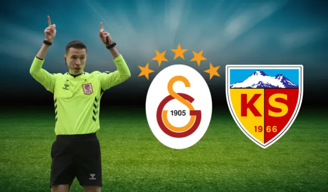 Galatasaray - Kayserispor Maçının Hakemi Belli Oldu