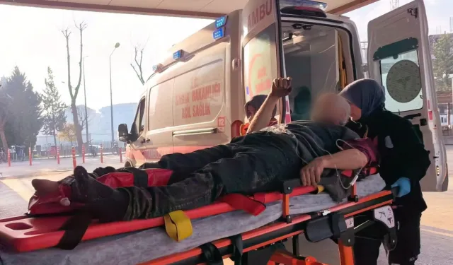 İnegöl’de depoda demirlerin altında kalan işçi yarandı