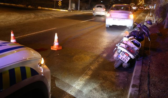 Nevşehir’de devrilen motosikletin sürücüsü yaralandı