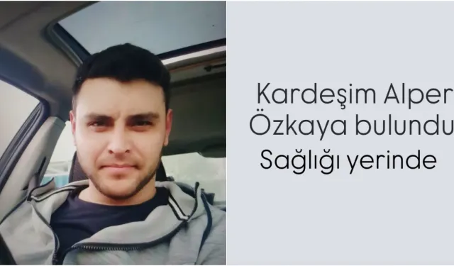 Yenişehir'de günlerdir aranan gençten sevindirici haber