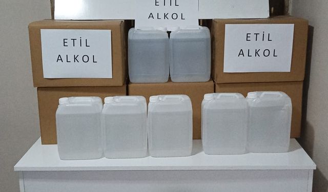 Bursa'da 135 Litre Etil Alkol Ele Geçirildi