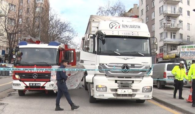 Ankara'da tırın çarptığı yaşlı kadın hayatını kaybetti