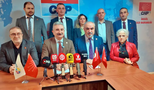 CHP Bursa İl Başkanı Yeşiltaş İnegöl'de Konuştu