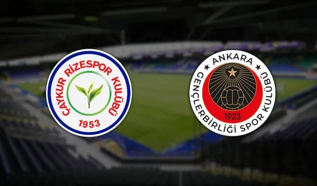 Gençlerbirliği - Rizespor maç özeti