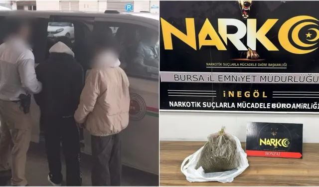 İnegöl'de zehir tacirleri kıskıvrak yakalandı