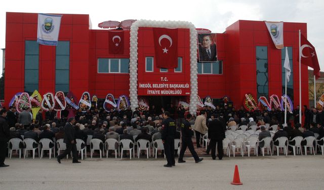 İnegöl’de Yeni İtfaiye Binası Hizmete Açıldı; 12 Araçlık Güçlü Filo, Modern İstasyon