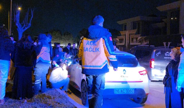 İnegöl'deki kaza'da yolcu hafif yaralandı!