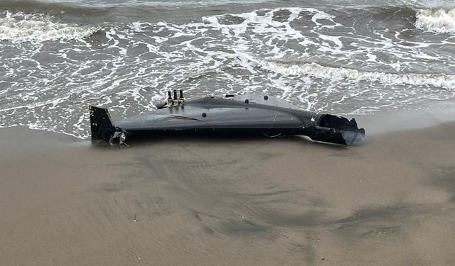 Ordu'da sahilde insansız hava aracı parçası bulundu