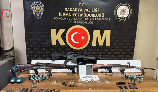 İkametlerini silah imalathanesine çeviren şebekeye operasyon! 1 tutuklama