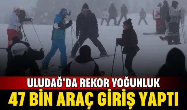 Uludağ Sömestrde Rekor Kırdı: 47 Bin Araç Giriş Yaptı