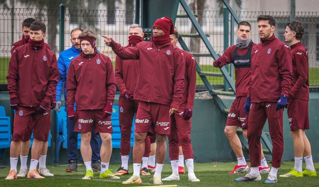 Trabzonspor, Eyüpspor maçı hazırlıklarına başladı
