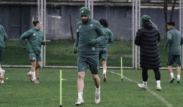 Bursaspor Gebzespor maçı hazırlıklarını sürdürüyor