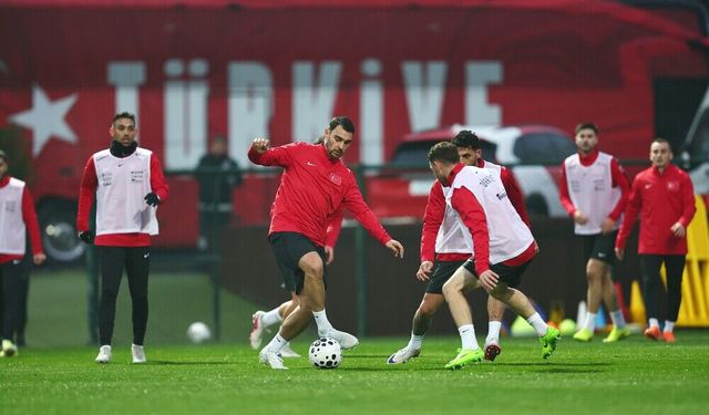 A Milli Takım Romanya maçı hazırlıklarını sürdürdü