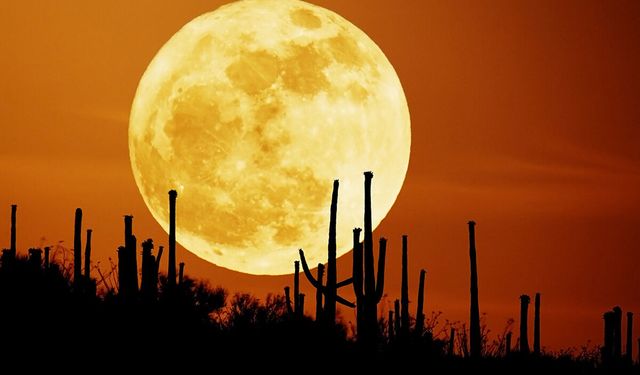 Ay neden bazen sarı görünür?