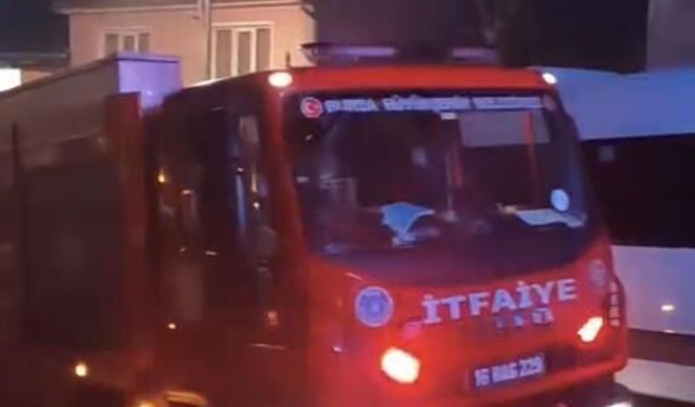 Bursa'da 156 yıllık tarihi bir binada yangın!