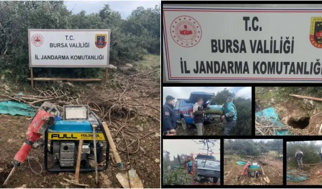 Bursa’da Kaçak Kazı Operasyonu: 35 Metrelik Tünel Kazarken Yakalandılar