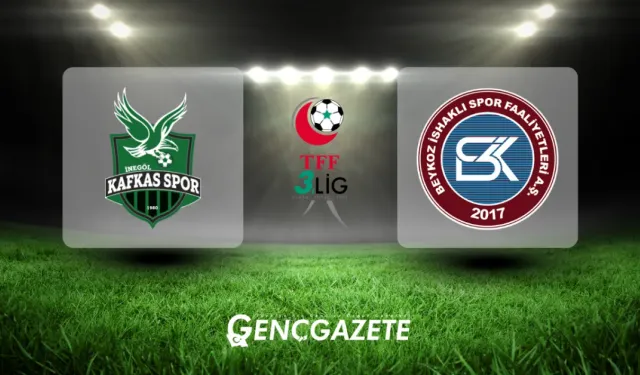 İnegöl Kafkasspor - Beykoz İshaklıspor Canlı