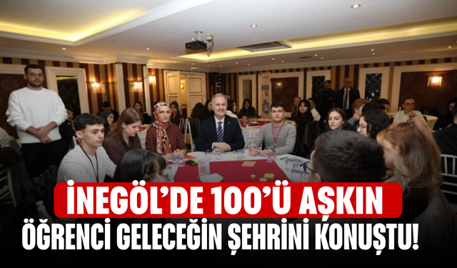 İnegöl’de 100’ü aşkın öğrenci geleceğin şehrini konuştu!